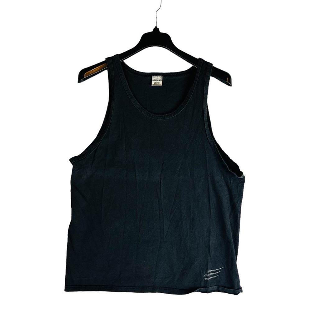 Vintage Cheetah Sport‎ Mens Large Tank Shirt Faded Black Sleeveless Beach Swim